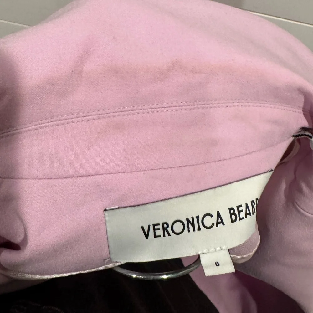 Veronica Beard purple Miller Dickey blazer in pale orchid - Picture 12 of 14